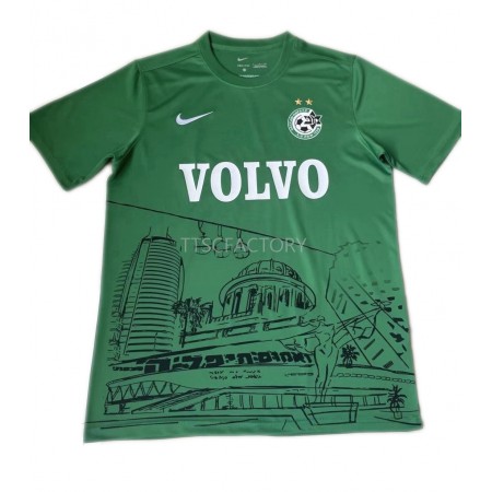 Billiga Fotbollströjor Maccabi Haifa Commemorative Edition Hemma tröja 2022/23 Kortärmad